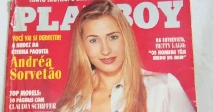 Andréa Sorvetão pelada na playboy – Dezembro de 1995